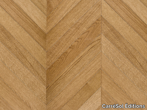 POINT DE HONGRIE CHÊNE CONTRECOLLÉ TERRA - Brushed oak parquet _ CarréSol Éditions