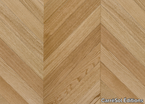 POINT DE HONGRIE CHÊNE CONTRECOLLÉ EUROPÉAN - Brushed oak parquet _ CarréSol Éditions