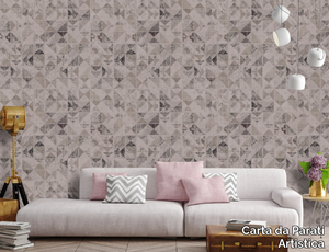 TEXTURE TRIANGOLI - Geometric washable wallpaper _ Carta da Parati Artistica