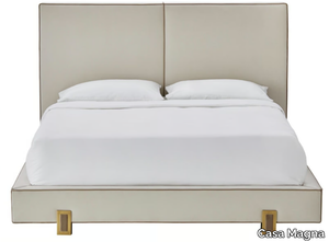 LUSO - Fabric bed with high and upholstered headboard _ Casa Magna