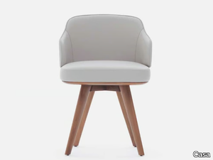 AGORDO - Upholstered chair with armrests _ Casa