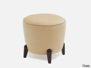 ALIA - Upholstered round pouf _ Casa