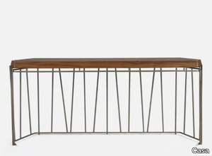 NERITON - Rectangular wooden console table _ Casa