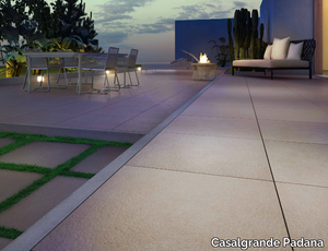 KERBLOCK - Porcelain stoneware outdoor floor tiles with stone effect _ Casalgrande Padana