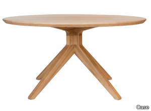 CROSS - Round oak table _ Case