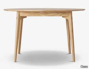 DULWICH - Extending round oak table _ Case