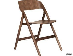 NARIN - Folding walnut chair _ Case