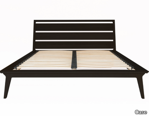 VALENTINE - Black stain king size bed _ Case