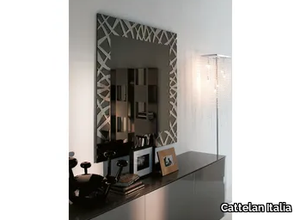 KENYA - Wall-mounted square mirror _ Cattelan Italia