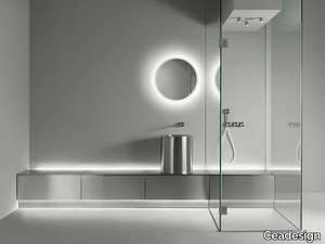 ABACO - Stainless steel modular bathroom system _ Ceadesign