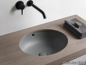 ENJOY - Undermount oval ceramic washbasin _ Ceramica Cielo