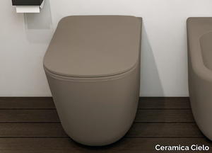 ERA - Rimless Floor mounted back to wall ceramic toilet _ Ceramica Cielo