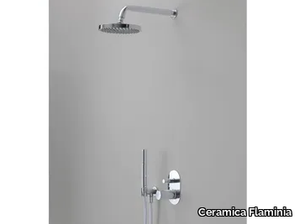 FOLD - Recessed shower tap with overhead shower _ Ceramica Flaminia