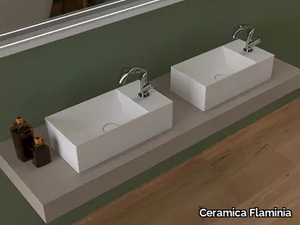 APPLIGHT 50 - Countertop ceramic handrinse basin _ Ceramica Flaminia