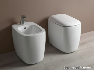 MONÒ GOSILENT - Back to wall ceramic toilet _ Ceramica Flaminia