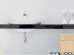 IO - Double washbasin countertop _ Ceramica Flaminia