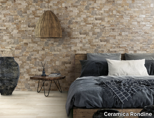 LYON 3D - Porcelain stoneware 3D Wall Cladding with stone effect _ Ceramica Rondine