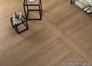 FABULA THECA - Porcelain stoneware wall/floor tiles with wood effect _ Ceramiche Caesar