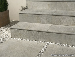 DUAL STEP - Porcelain stoneware outdoor floor tiles _ Ceramiche Caesar