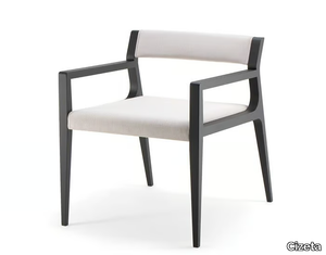 ARTÙ - Upholstered fabric easy chair with armrests _ Cizeta