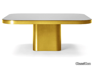 BOW COFFEE TABLE NO. 6 - Rectangular brass coffee table _ ClassiCon