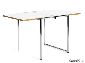 JEAN - Rectangular drop-leaf HPL table _ ClassiCon