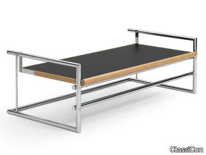 MENTON - Height-adjustable steel and wood coffee table _ ClassiCon