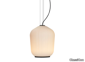 PLISSÉE - LED blown glass pendant lamp _ ClassiCon