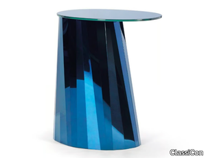 PLI HIGH - Crystal and steel high side table _ ClassiCon