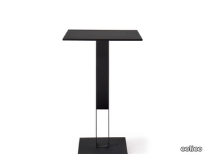 ACQUA ALTA IRON BISTROT - Square steel table _ colico