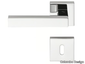 ELLESSE BD 21 R-RY / BD RF-RYF - Cromall® door handle on rose _ Colombo Design