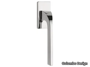 ISY BL 12 DK/SM / BL 12 DKF/SM - DK brass window handle on rose _ Colombo Design