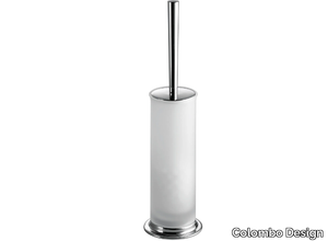 LINK B2406 - Etched glass toilet brush _ Colombo Design