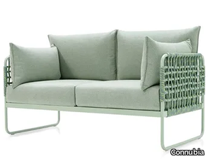 YO! - 2 seater upholstered garden sofa _ Connubia