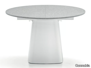 HEY GIO! - Extending coated sheet metal table with melamine wood top _ Connubia