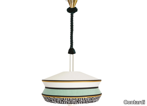 CALYPSO XL ANTIGUA - Fabric pendant lamp _ Contardi