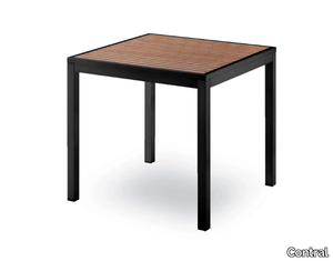 BAVARIA - Square aluminium outdoor table _ Contral