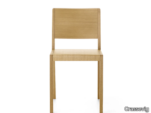 ESSE R - Beech restaurant chair _ Crassevig