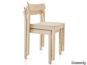 FRISIA RS - Stackable ash chair _ Crassevig