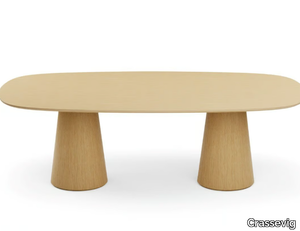 INOKO 240 - Oval wooden table _ Crassevig