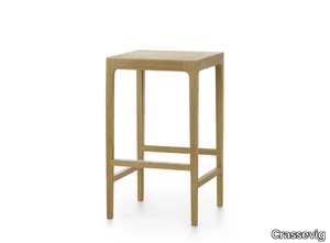 ANNA 65-82 SS - Wooden stool _ Crassevig