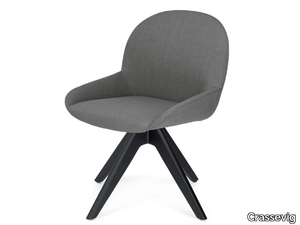 ELBA R WP - Swivel upholstered fabric chair _ Crassevig