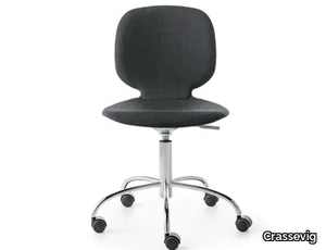 ALIS R SW - Swivel height-adjustable office chair with 5-Spoke base _ Crassevig