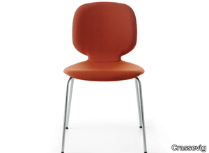 ALIS R 4L - Upholstered stackable chair _ Crassevig