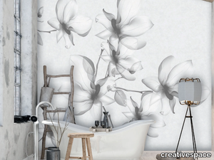 FOR YOU - Washable nonwoven wallpaper with floral pattern _ creativespace