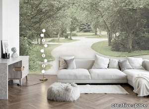 PARK - Washable trompe l'oeil landscape wallpaper _ creativespace