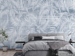 PLUM - Washable Tropical wallpaper _ creativespace