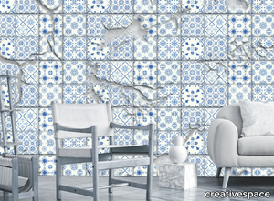 RECYCLE - Motif fire retardant wallpaper _ creativespace