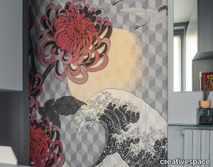 TRIP TO JAPAN - Wallpaper with floral pattern _ creativespace