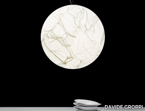 MOON - Japanese paper pendant lamp _ DAVIDE GROPPI